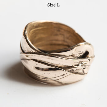 Layered Ring In Bronze Varius Sizes/Designs Available, 3 of 12