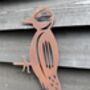 Woodpecker Garden Tree Ornament , Fence Decoration , Bird Sign , Wildlife Gift, thumbnail 8 of 10