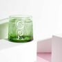 Personalised Bright Green 100% Recycled Glass Tumbler, thumbnail 4 of 4