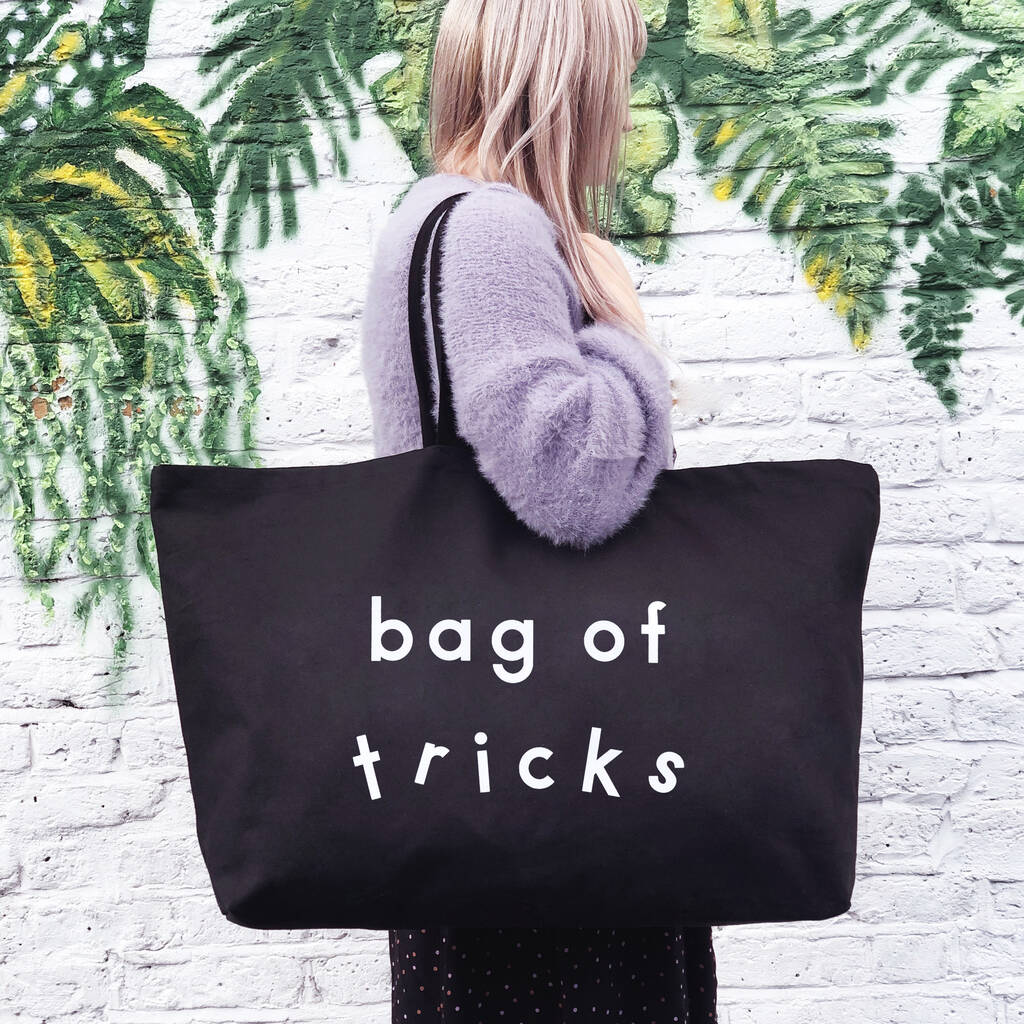 'Bag Of Tricks' Black Really Big Bag By Alphabet Bags ...