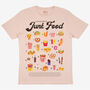 Junk Food Guide Women’s Graphic T Shirt, thumbnail 3 of 3