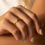 Dainty Wave Ring Adjustable In 18ct Gold, thumbnail 1 of 4