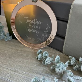 Large 'Together We Are Family' Christmas Keepsake, 4 of 9