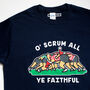 Funny Rugby Mens Christmas T Shirt, thumbnail 2 of 5