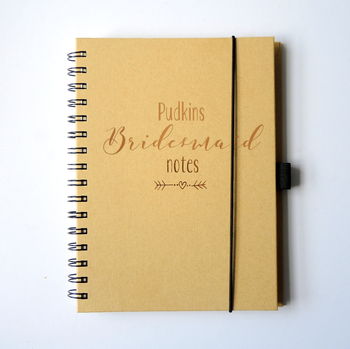 Personalised Bridesmaid Notebook, 2 of 4
