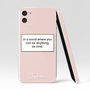 Personalised Be Kind Quote Clear Phone Case, thumbnail 4 of 5