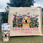Wildflower Life Is Better Jute Tote Bag, thumbnail 3 of 12