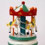 Music Box Carousel Red And Green, thumbnail 2 of 3