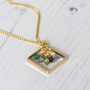 Framed Family Birthstone Necklace, thumbnail 7 of 12