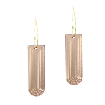 Big Inverted Drop Acrylic Statement Earrings, 4 of 5