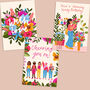 Assorted Pack Of 10 Illustrated Floral Greetings Cards, thumbnail 3 of 5