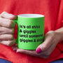 Funny Slogan Mug || Shits And Giggles, thumbnail 1 of 5