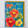 Summer Flowers Here For You Card, thumbnail 3 of 3