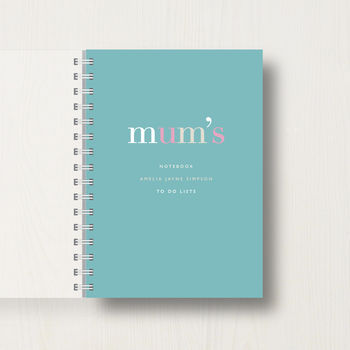 Personalised 'Mum's' Journal Or Notebook, 5 of 6