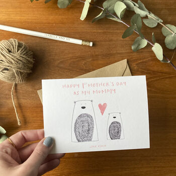 1st Mother's Day Bear Card, 3 of 4