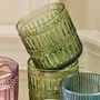 Set Of Four Vintage Colour Embossed Tumblers, thumbnail 6 of 8