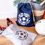 Personalised Football Kit Drawstring Bag, thumbnail 1 of 3