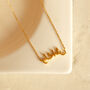 Arabic 'Grateful' Script Necklace By Muchv, thumbnail 4 of 4