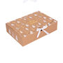 Kraft Christmas Snowflake Gift Boxes Two Pack, thumbnail 6 of 8