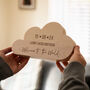 Personalised Welcome To The World Wood Cloud, thumbnail 2 of 5