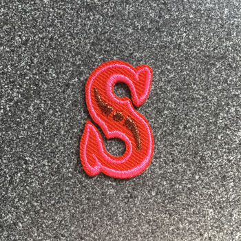 Letter S Alphabet Iron On Patch, 2 of 4