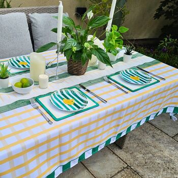 Green And Yellow Placemat, 2 of 5