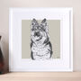 Personalised Pet Dog Lover Portrait, thumbnail 6 of 12