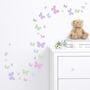 Childrens Butterfly Flutter Wall Stickers Set, thumbnail 2 of 5
