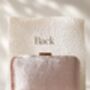 Rome Blush Rose Velvet Embroidered Clutch With Gift Box, thumbnail 6 of 8
