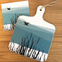 Teal Mini Chopping Board With A Matching Card, thumbnail 1 of 5