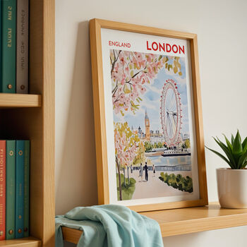 London Travel Inspired City Poster, 5 of 9