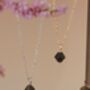 Aurora Rhombus Obsidian Necklace, thumbnail 5 of 11