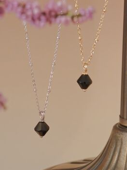 Aurora Rhombus Obsidian Necklace, 5 of 11