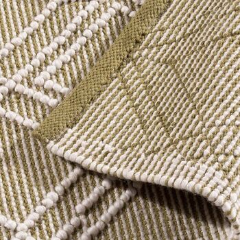 Grassington Indoor Outdoor Olive Rug, 4 of 4