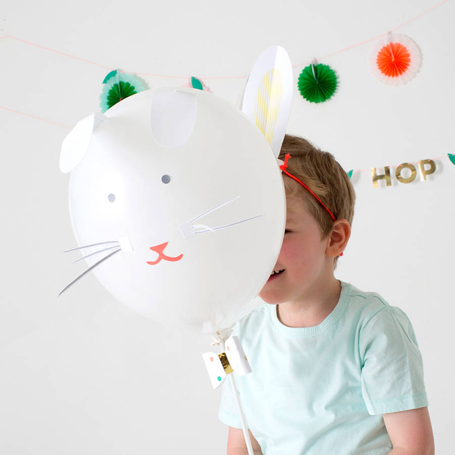 bunny balloon kit by little lulubel | notonthehighstreet.com