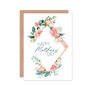 Spring Geometric Floral Mothers Day Card, thumbnail 2 of 4