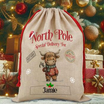 Personalised Christmas Highland Cow Family Gift Collection, 7 of 11