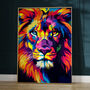 Pop Art Lion Print, thumbnail 2 of 8