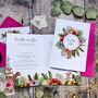 Tropical Folded Wedding Invitation Suite, thumbnail 7 of 8