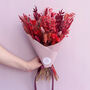 Red Dried Flower Arrangement, thumbnail 4 of 5