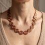 Copper Spiral Statement Necklace, thumbnail 2 of 5