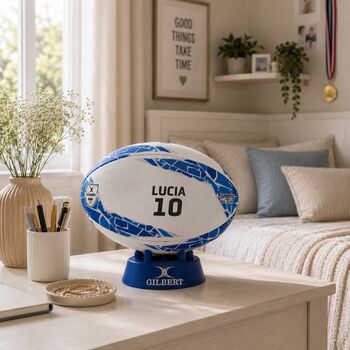Personalised Italy Rugby Ball From Gilbert, 4 of 5