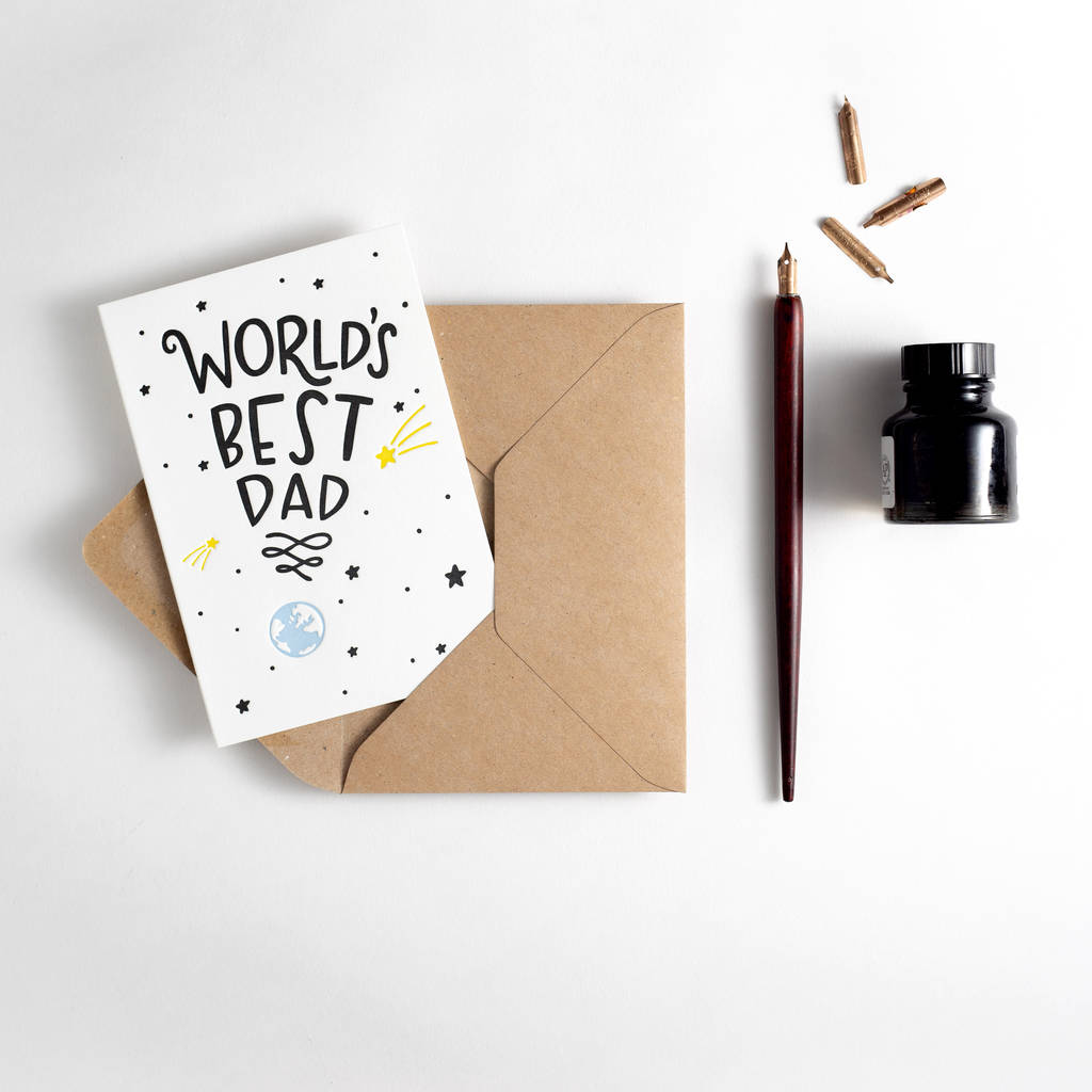 World's Best Dad Father's Day Card
