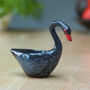 Handmade Ceramic Black Swan Egg Cup, thumbnail 4 of 5