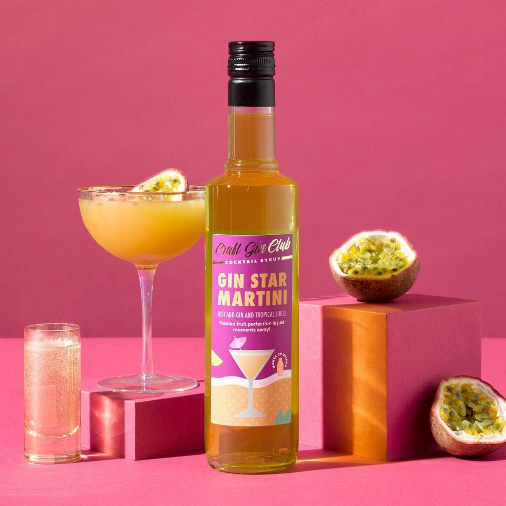 Gin Star Martini Cocktail Syrup By Craft Gin Club