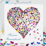 Butterly Forever Remembered Kaleidoscope Heart Card, thumbnail 1 of 12