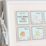Personalised Destination Stamps Print, thumbnail 3 of 3