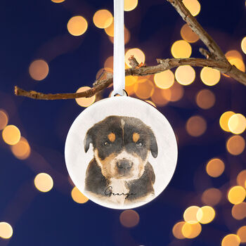 Pet Photo Memorial Christmas Decoration, 7 of 9