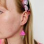 Ice Cream Glitter Resin Earrings / Sweet Tooth Gift / Beach Holiday Accessory, thumbnail 8 of 10
