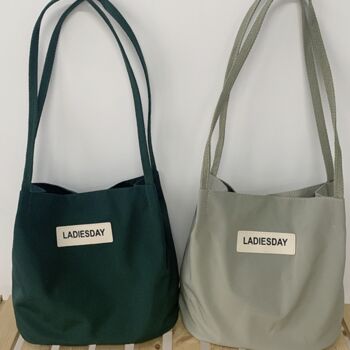Ladies Day Nylon Waterproof Long Strap Shoulder Bag, 4 of 8